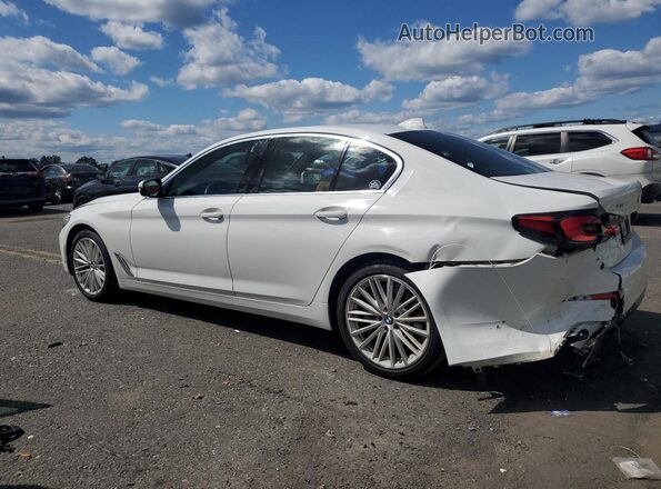WBA13BJ09MCF80939 2021 BMW 5 SERIES White Trasero izquierdo