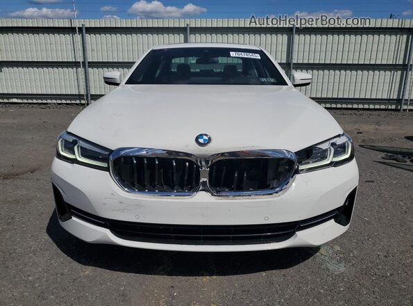 WBA13BJ09MCF80939 2021 BMW 5 SERIES White Vista frontal