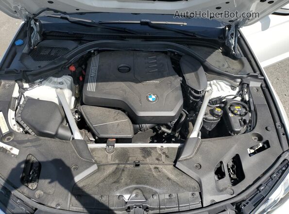 WBA13BJ09MCF80939 2021 BMW 5 SERIES White Vista interior trasera