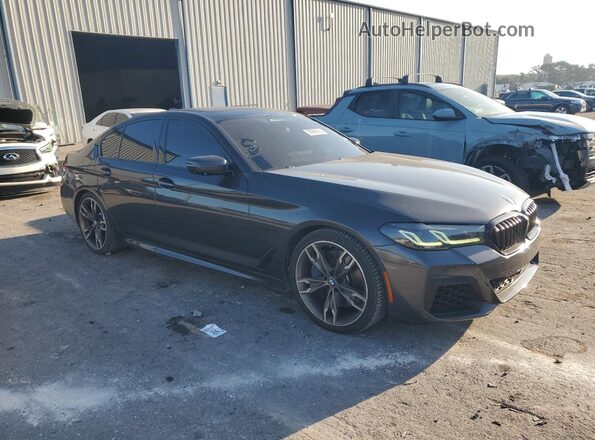 WBA13BK00MCG26690 2021 BMW M5 Gray Przód prawy