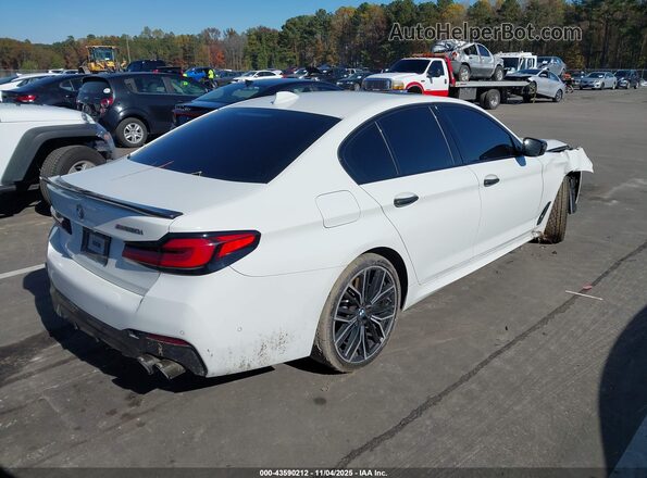 WBA13BK02MCH11871 2021 BMW 5 SERIES White Rear right