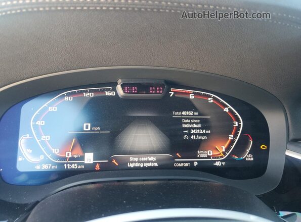 WBA13BK05MCG11439 2021 BMW M5 Black Vista del cuadro de instrumentos