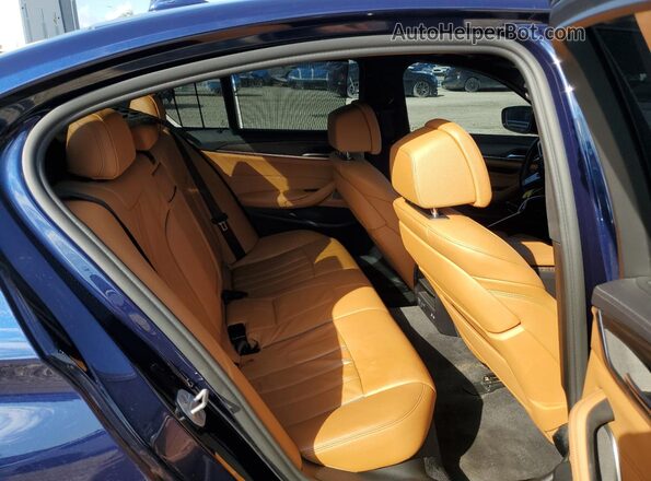 WBA13BK06NCJ01700 2022 BMW M5 Синий Вид задних сидений