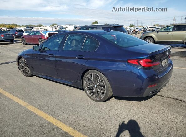 WBA13BK08MCF39491 2021 BMW M5 Blue Задня ліва чверть