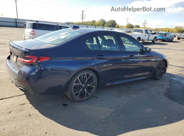 WBA13BK08MCF39491 2021 BMW M5 Blue Задня права чверть