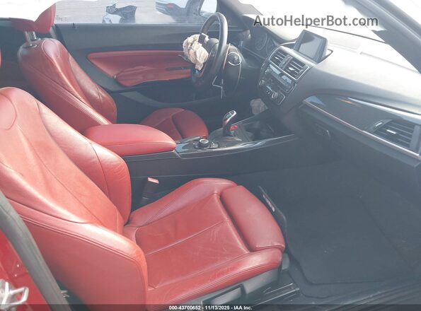 WBA1F9C52GV545528 2016 BMW 2 SERIES Red Vista interior delantera