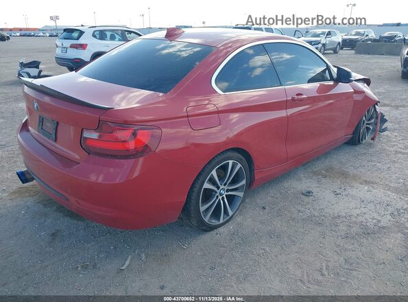 WBA1F9C52GV545528 2016 BMW 2 SERIES Red Trasero derecho