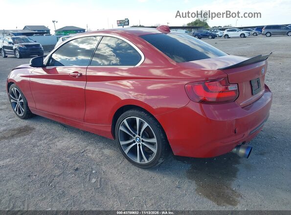 WBA1F9C52GV545528 2016 BMW 2 SERIES Red Trasero izquierdo