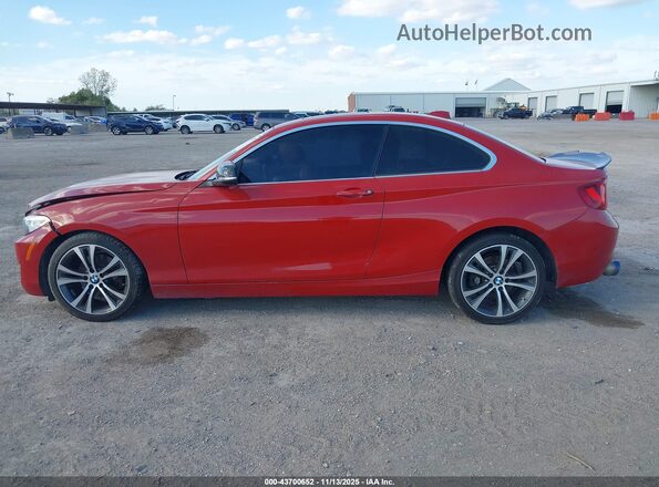 WBA1F9C52GV545528 2016 BMW 2 SERIES Red Vista interior de 360 grados