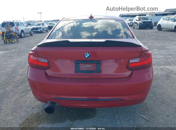 WBA1F9C52GV545528 2016 BMW 2 SERIES Red 