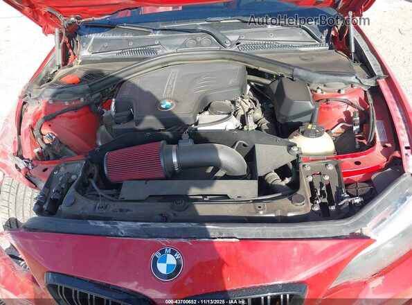 WBA1F9C52GV545528 2016 BMW 2 SERIES Red Vista trasera