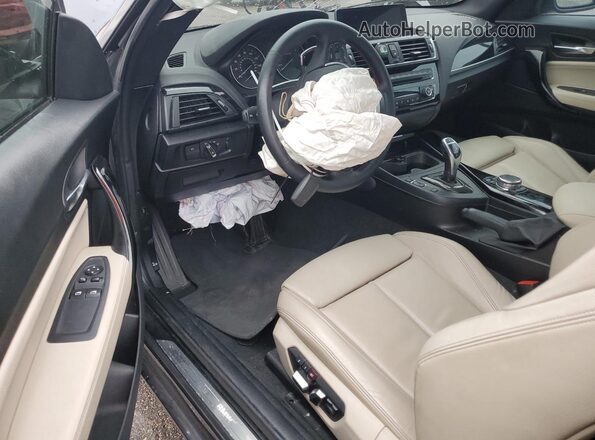 WBA1G9C55GV599693 2016 BMW 2 SERIES Charcoal Vista del salpicadero