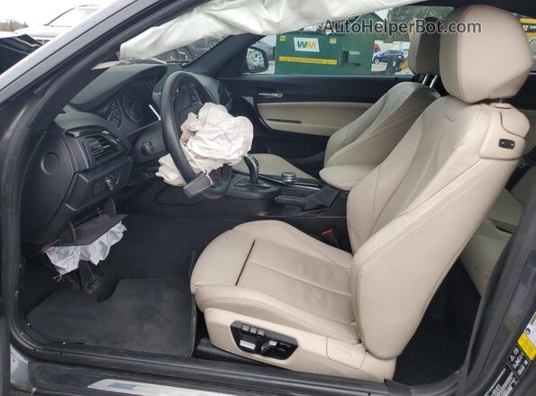 WBA1G9C55GV599693 2016 BMW 2 SERIES Charcoal Vista interior delantera