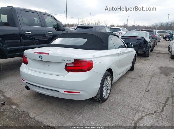 WBA1L9C53GV325128 2016 BMW 2 SERIES Белый Задняя правая четверть