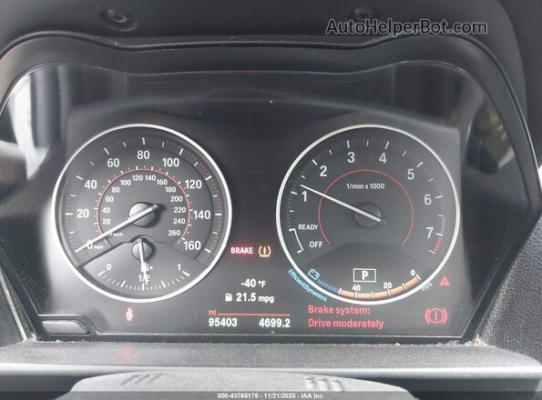 WBA1L9C53GV325128 2016 BMW 2 SERIES Белый Вид задних сидений