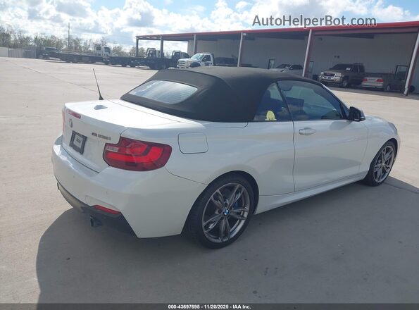 WBA1M1C50GV394468 2016 BMW M2 White Задня права чверть