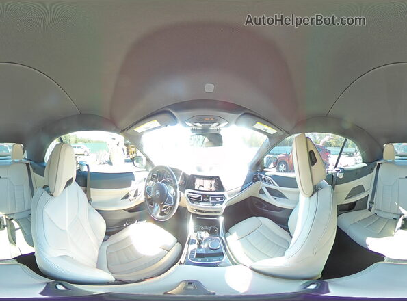 WBA23AT0XMCG84206 2021 BMW 4 SERIES White სალონის 360-გრადუსიანი ხედი