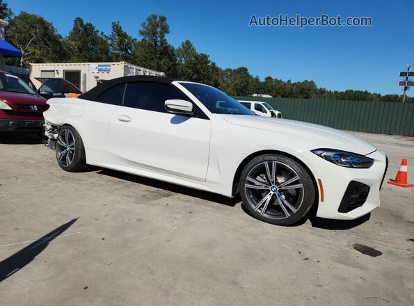 WBA23AT0XMCG84206 2021 BMW 4 SERIES White წინა მარჯვენა