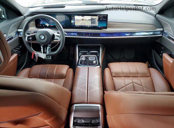 WBA23EH04PCN30141 2023 BMW 7 SERIES Gray Вид панелі приладів