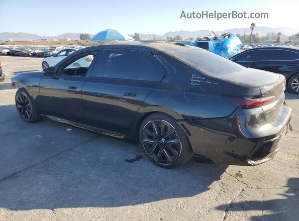 WBA23EH06PCM61565 2023 BMW 7 SERIES Black Trasero izquierdo