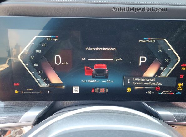 WBA23EH06PCM61565 2023 BMW 7 SERIES Black Vista del cuadro de instrumentos