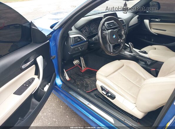 WBA2F9C33HV665021 2017 BMW 2 SERIES Blue Front interior view