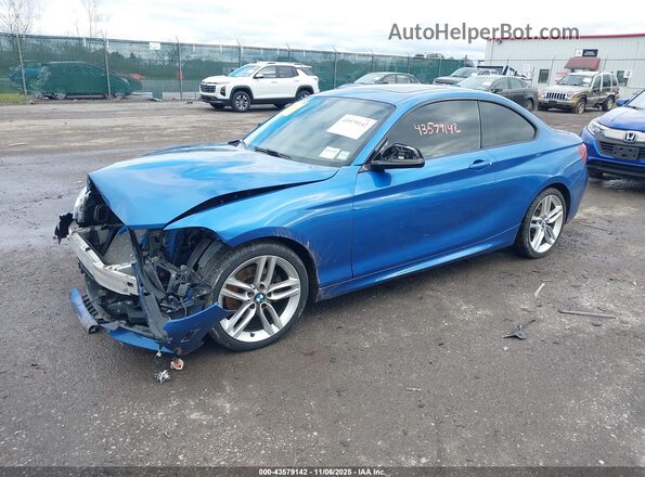 WBA2F9C33HV665021 2017 BMW 2 SERIES Blue Front left
