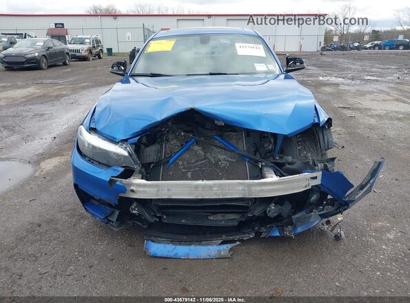 WBA2F9C33HV665021 2017 BMW 2 SERIES Blue Instrument cluster view