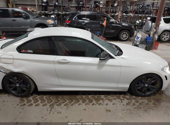 WBA2G1C38HV665496 2017 BMW M2 White Սալոնի հետևի տեսք