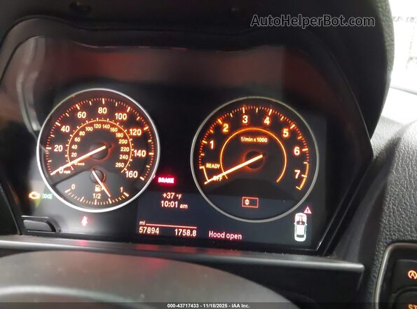 WBA2G1C38HV665496 2017 BMW M2 White Հետևի նստատեղերի տեսք