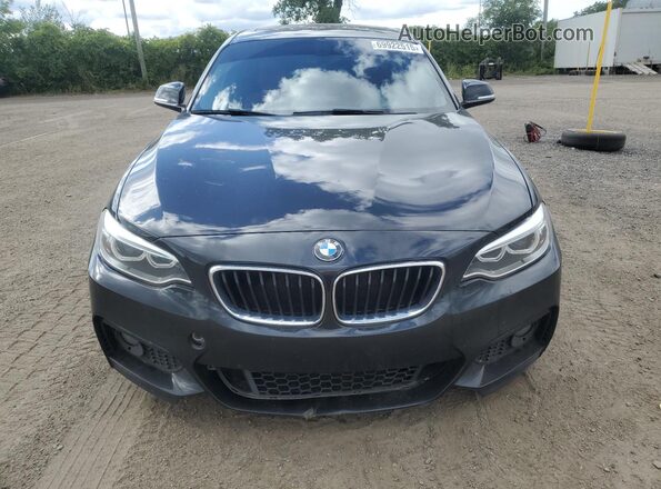 WBA2H9C30HV642273 2017 BMW 2 SERIES Black Вид спереду