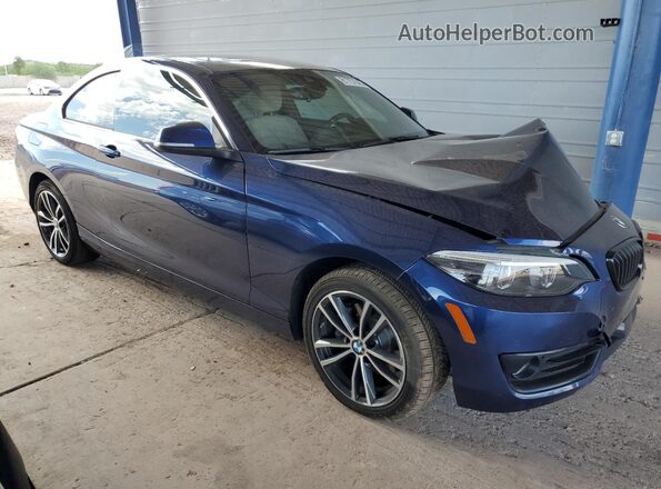 WBA2J1C52KVD10157 2019 BMW 2 SERIES Blue Przód prawy
