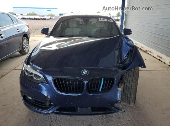 WBA2J1C52KVD10157 2019 BMW 2 SERIES Blue Widok z przodu