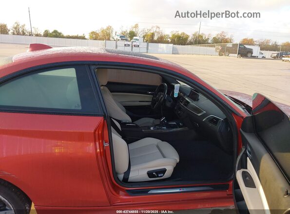 WBA2J1C5XJVD09563 2018 BMW 2 SERIES Оранжевый Вид салона спереди