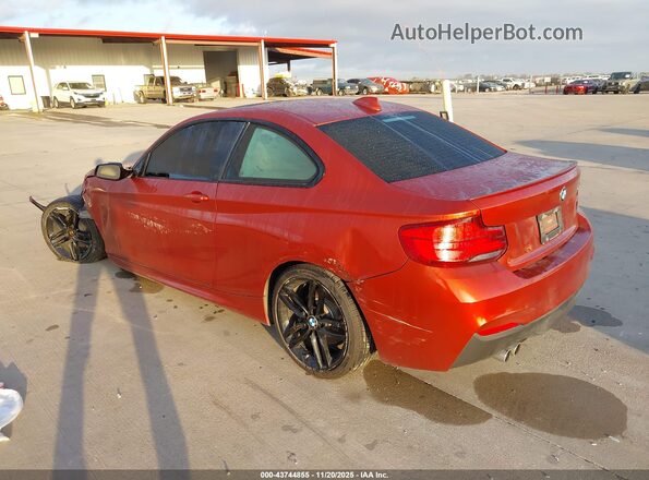WBA2J1C5XJVD09563 2018 BMW 2 SERIES Оранжевый Задняя левая четверть