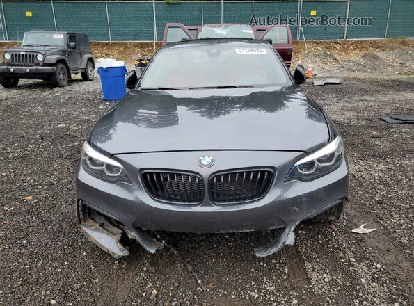 WBA2J7C56JVD60738 2018 BMW M2 Charcoal Front view