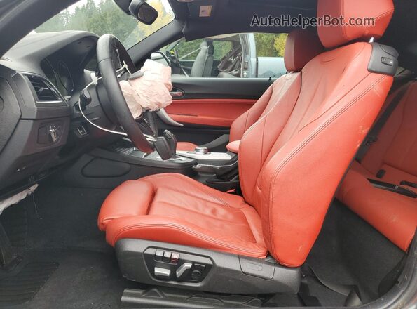 WBA2J7C56JVD60738 2018 BMW M2 Charcoal Front interior view