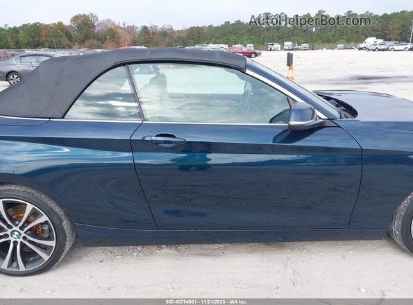 WBA2K9C37H7A26546 2017 BMW 2 SERIES Blue უკანა სალონის ხედი