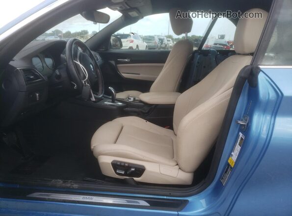 WBA2M7C07L7E76808 2020 BMW 2 SERIES Blue წინა სალონის ხედი