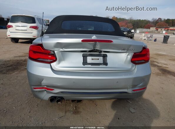WBA2M7C58JVA97367 2018 BMW 2 SERIES Silver Вид спереду