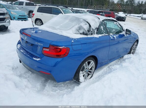 WBA2M9C56HV717359 2017 BMW 2 SERIES Blue Trasero derecho