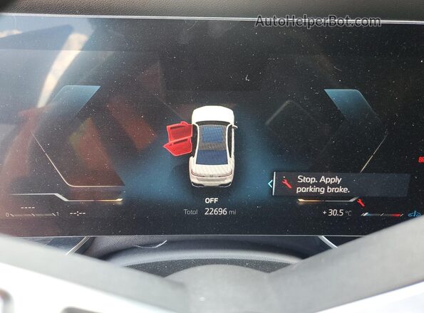 WBA33EH02RCS76226 2024 BMW 7 SERIES White Instrument cluster view