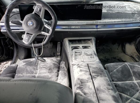 WBA33EH04RCR24049 2024 BMW 7 SERIES Black Вид панелі приладів