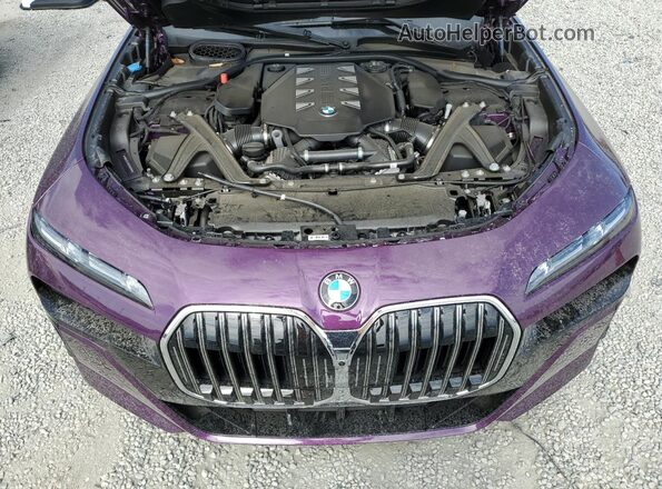 WBA33EJ04RCR42772 2024 BMW 7 SERIES Фиолетовый Вид задней части салона