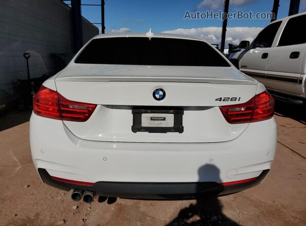 WBA3N7C55GK227971 2016 BMW 4 SERIES White Вид ззаду