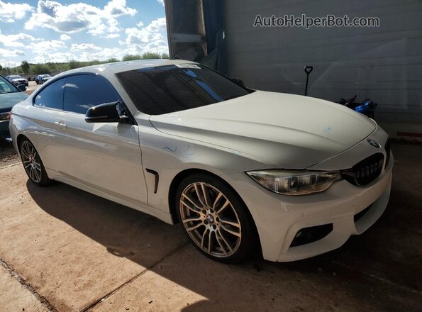 WBA3N7C55GK227971 2016 BMW 4 SERIES White Передня права чверть