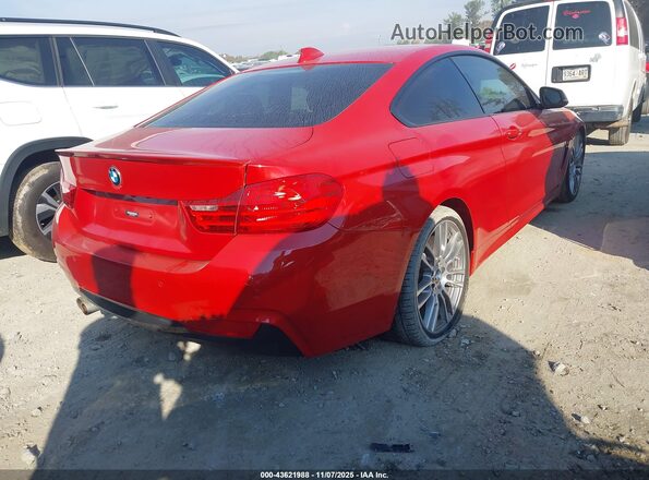 WBA3N7C57GK226949 2016 BMW 4 SERIES Red Trasero derecho