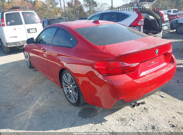 WBA3N7C57GK226949 2016 BMW 4 SERIES Red Trasero izquierdo