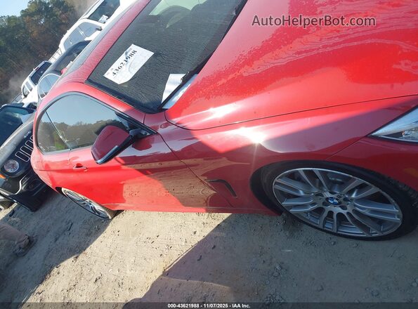 WBA3N7C57GK226949 2016 BMW 4 SERIES Red Vista interior trasera