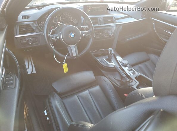 WBA3T7C59G5A37579 2016 BMW 4 SERIES Black Вид панелі приладів